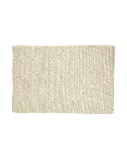Luma Geometric Ivory Rug - 180 x 120