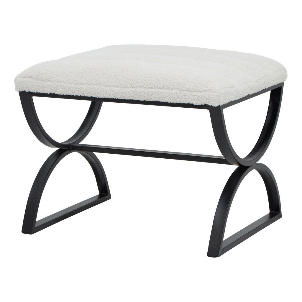 Aurelie Boucle Foot Stool