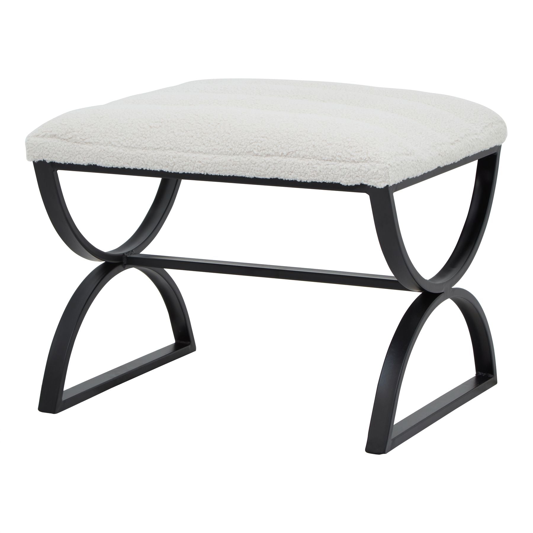 Aurelie Boucle Foot Stool
