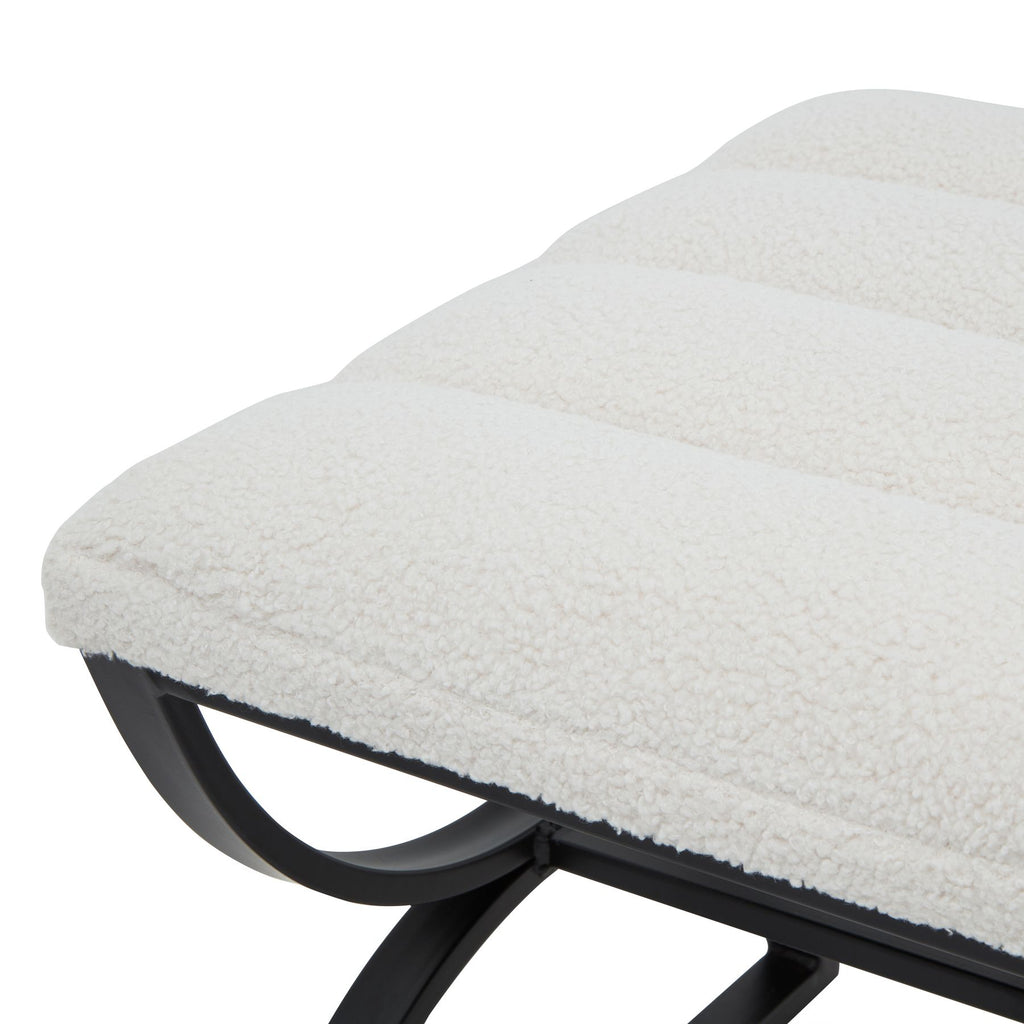 Aurelie Boucle Foot Stool