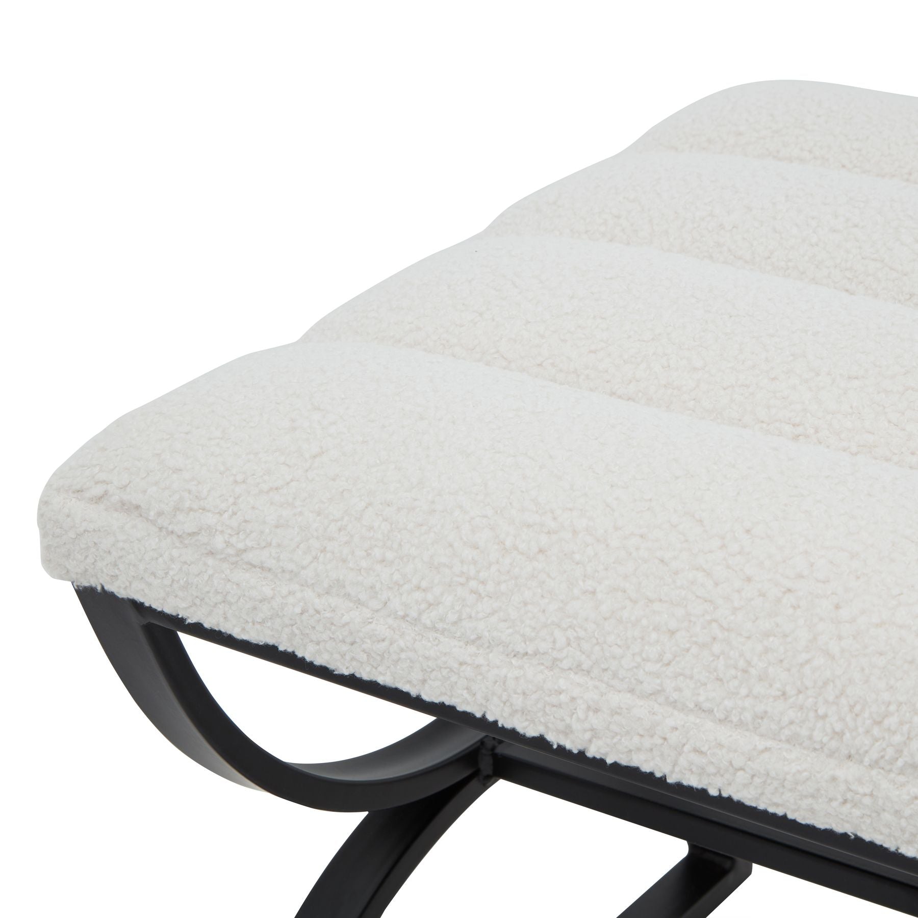Aurelie Boucle Foot Stool