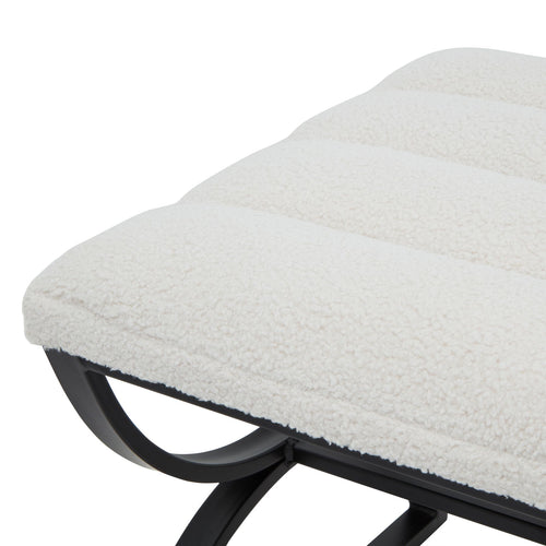 Aurelie Boucle Foot Stool