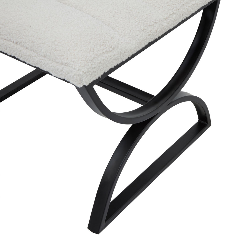 Aurelie Boucle Foot Stool
