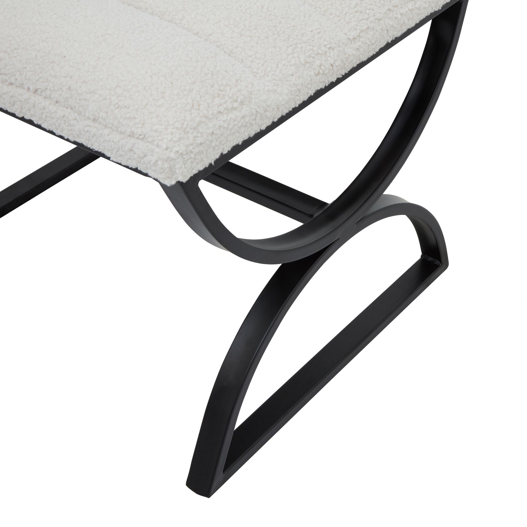 Aurelie Boucle Foot Stool