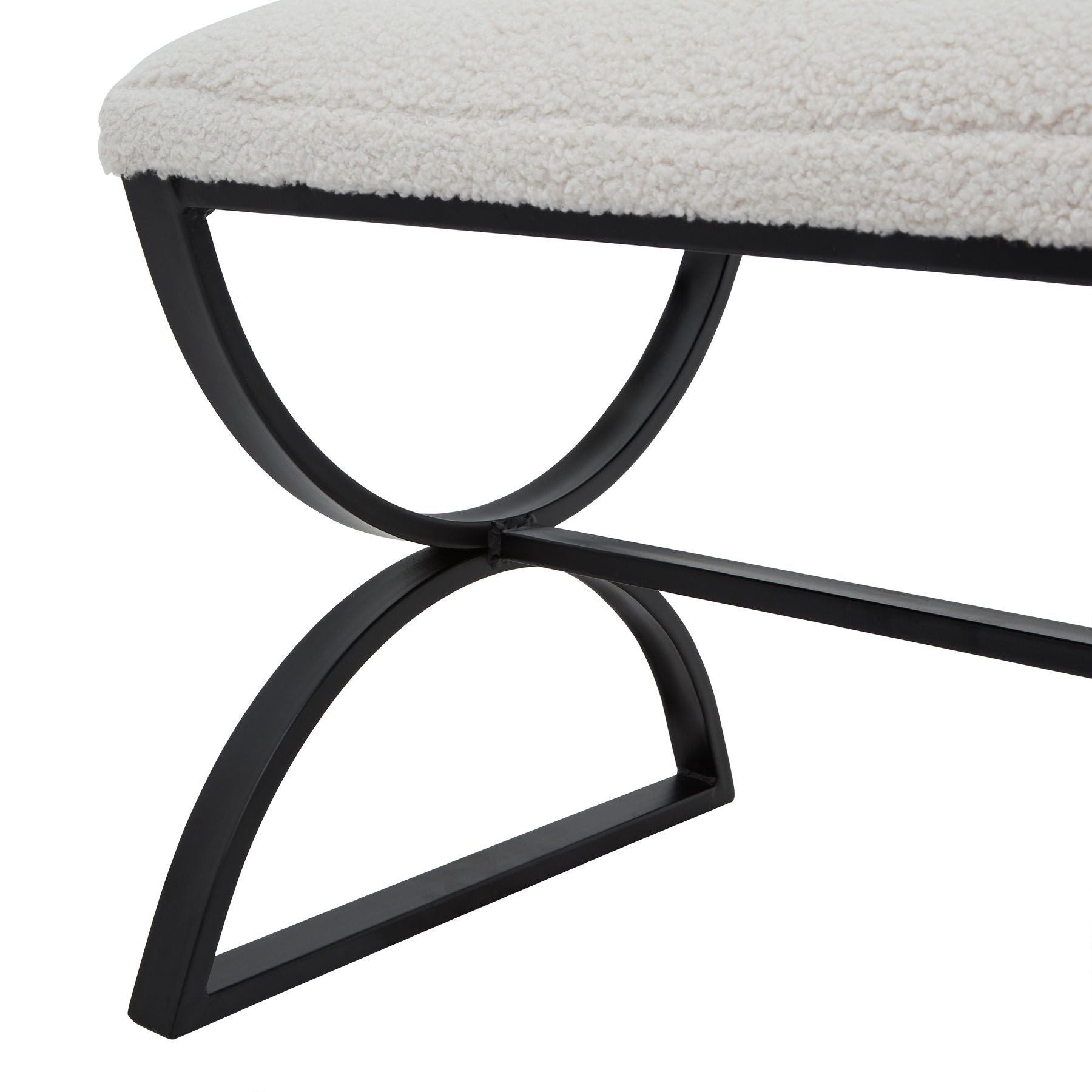 Aurelie Boucle Foot Stool