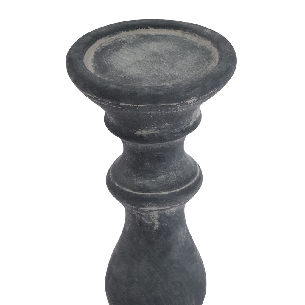 Banyan Grey Column Candle Holder