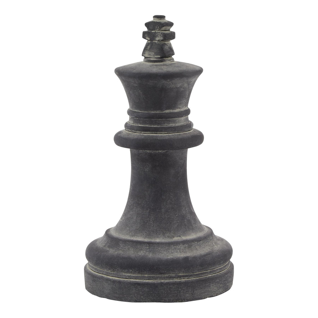 Banyan Grey King Chess Piece