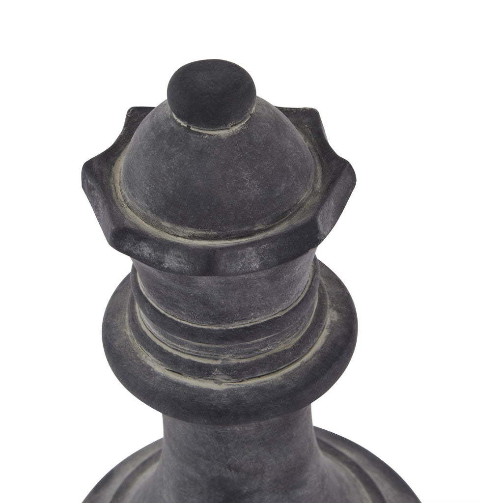 Banyan Grey Queen Chess Piece