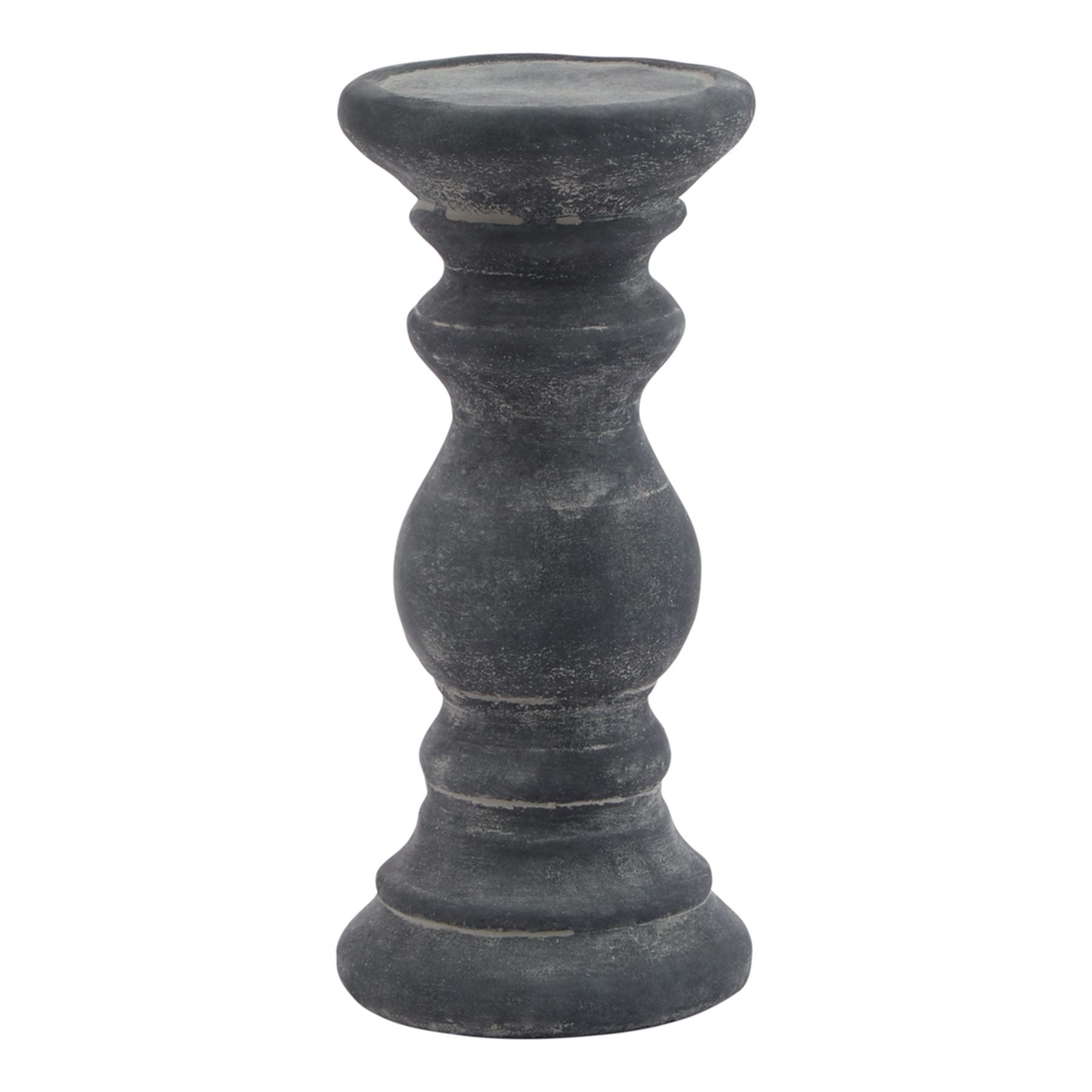 Banyan Small Grey  Column Candle Holder