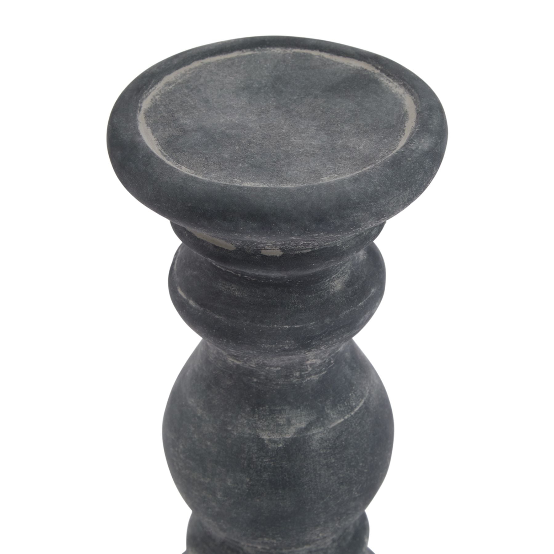 Banyan Small Grey  Column Candle Holder