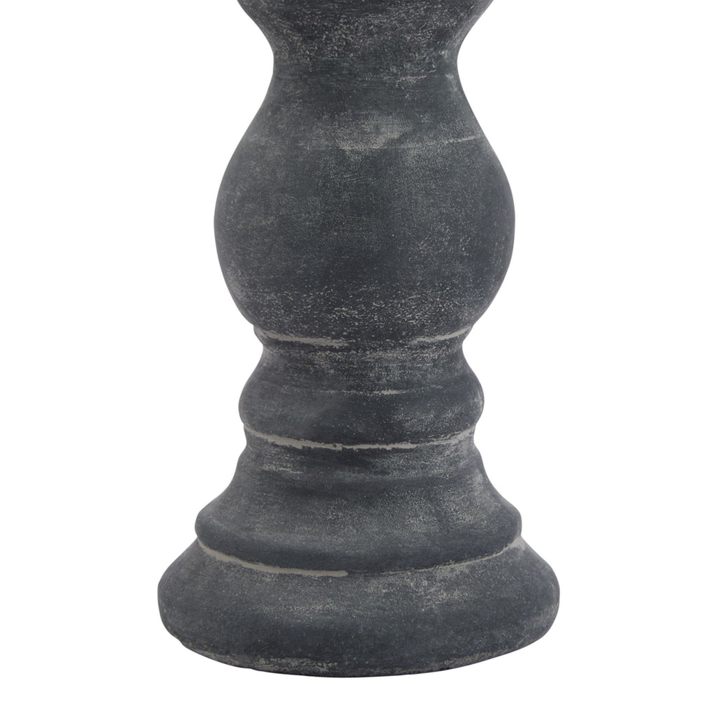 Banyan Small Grey  Column Candle Holder