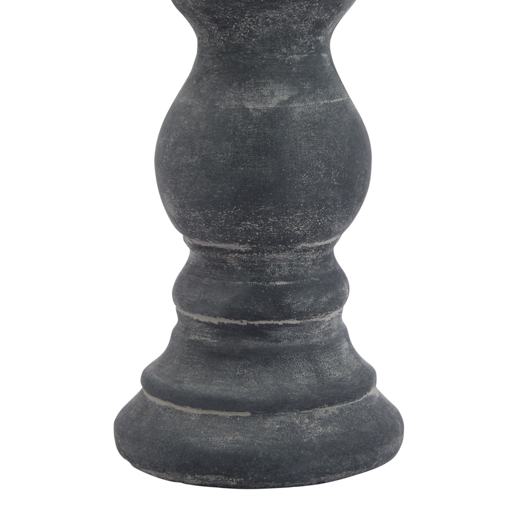 Banyan Small Grey  Column Candle Holder