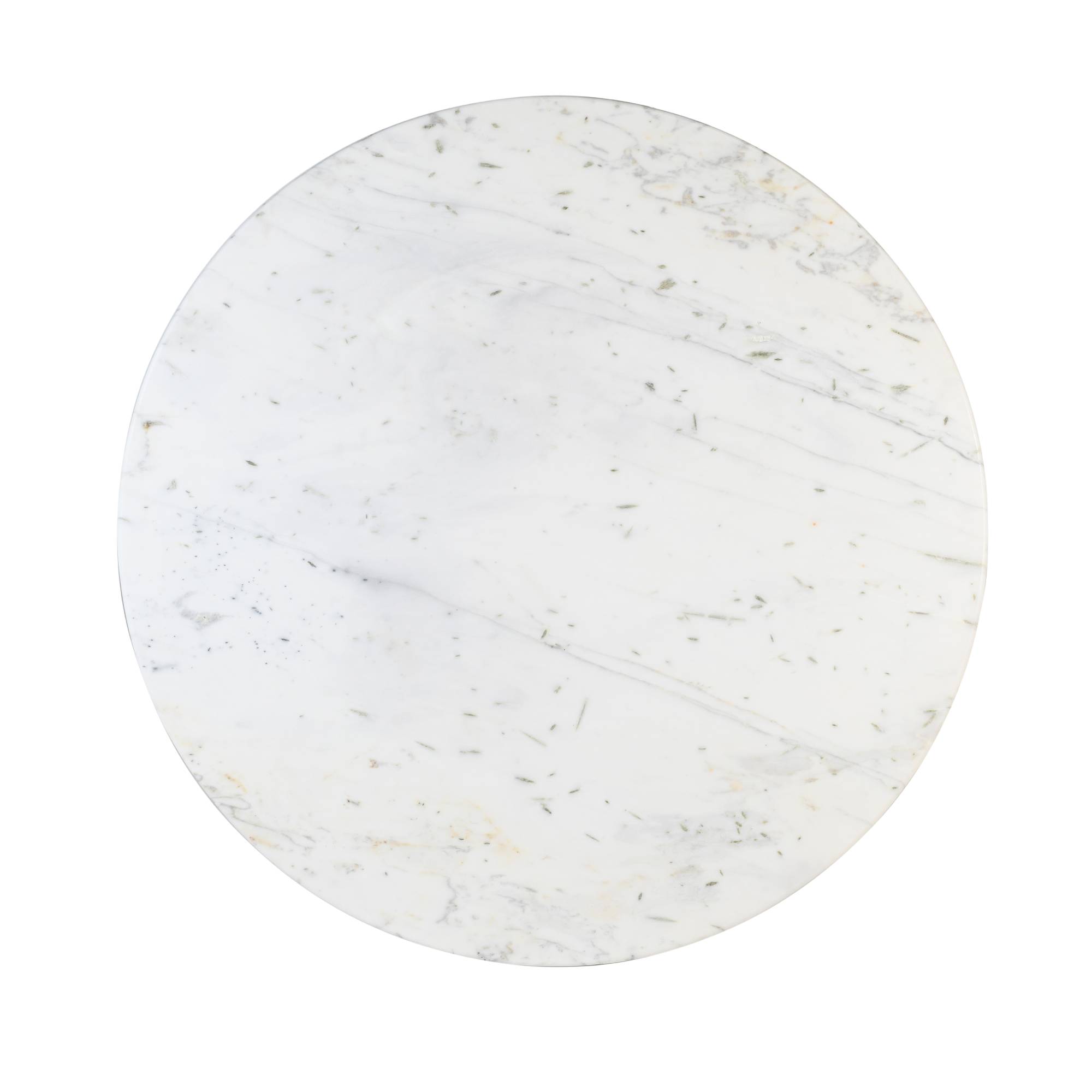 Brooke Round Dining Table - White Marble