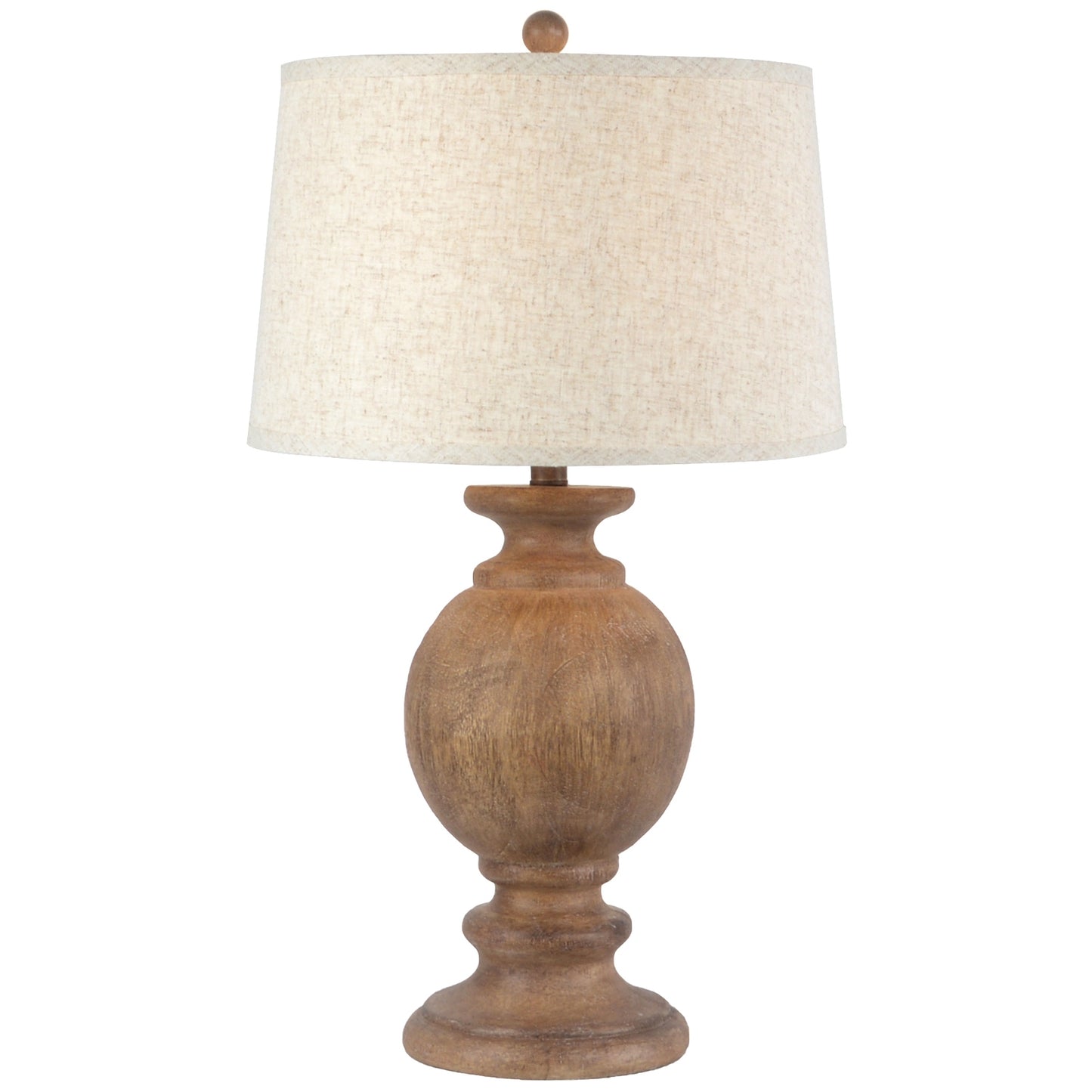 Calista Table Lamp With Edged Linen Shade