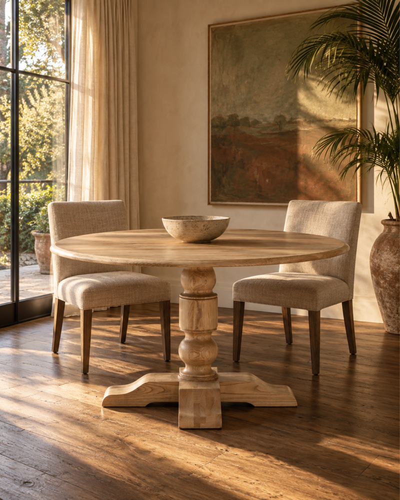 Oakley Round Dining Table - Wood