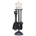 Dahlia Chrome Handled Dutchess Companion Set