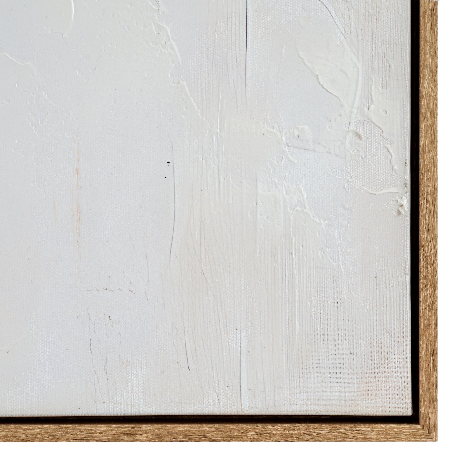 Fiore Hand Painted Canvas In Frame