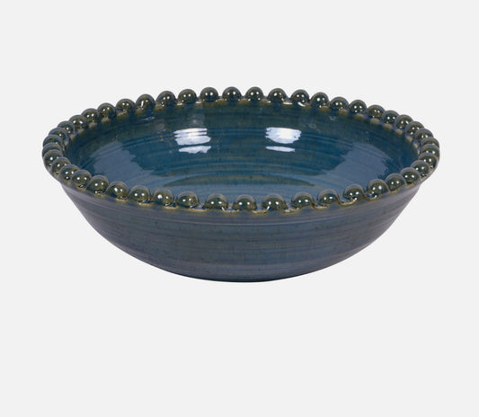 Ocean Glaze Bobble Bowl - Blue