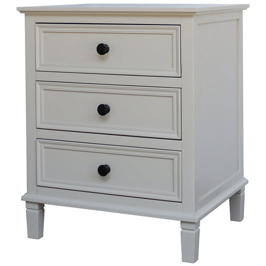 Glendale 3 Drawer Bedside Table