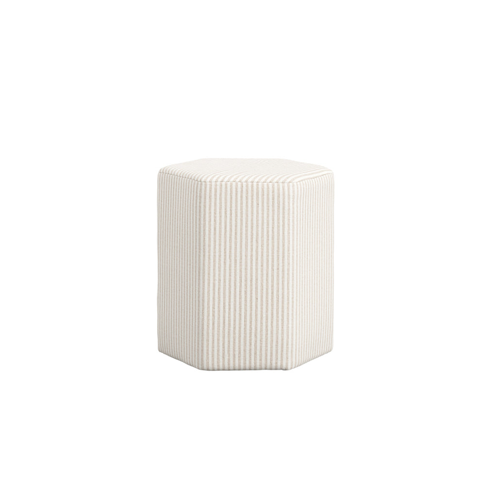 Hilton Head Stool - Beige Stripe