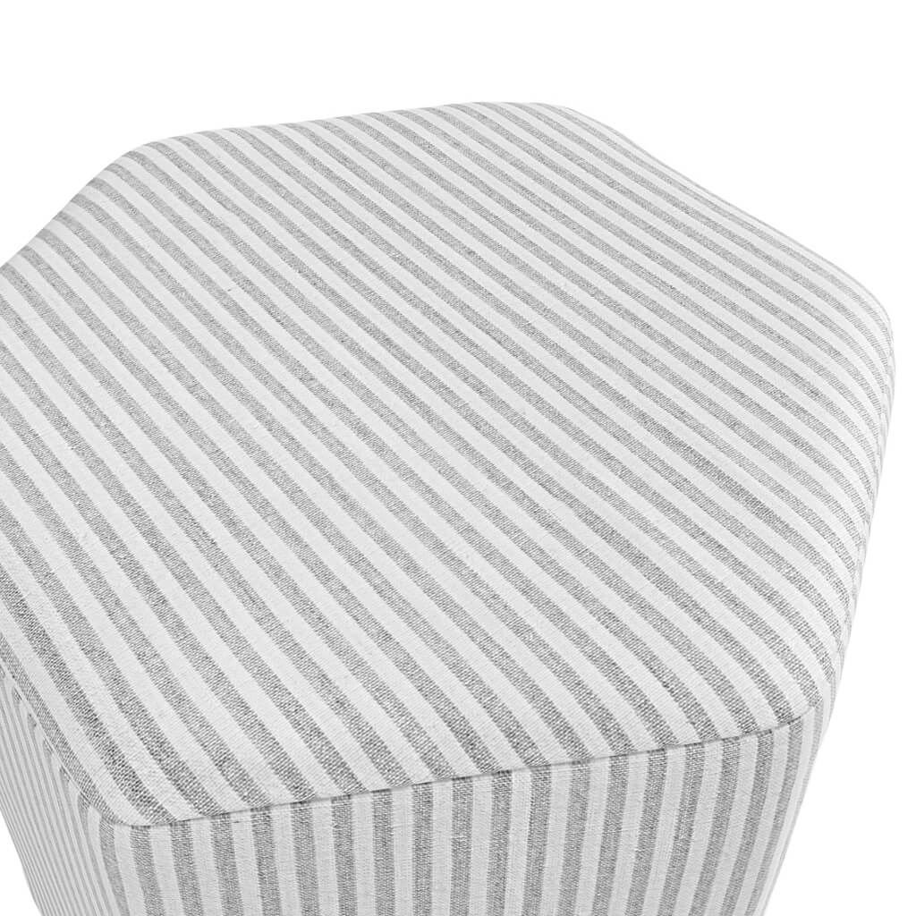 Hilton Head Stool - Grey Stripe