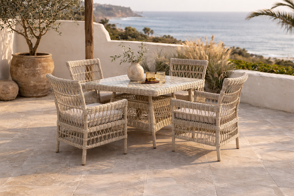 Portland Outdoor 4 Seater Dining Set
