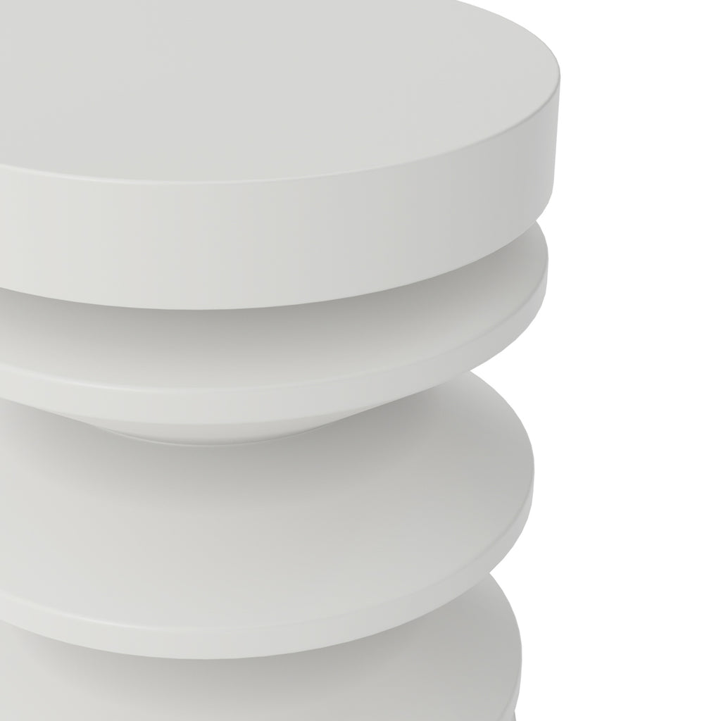 Calloway Side Table - White