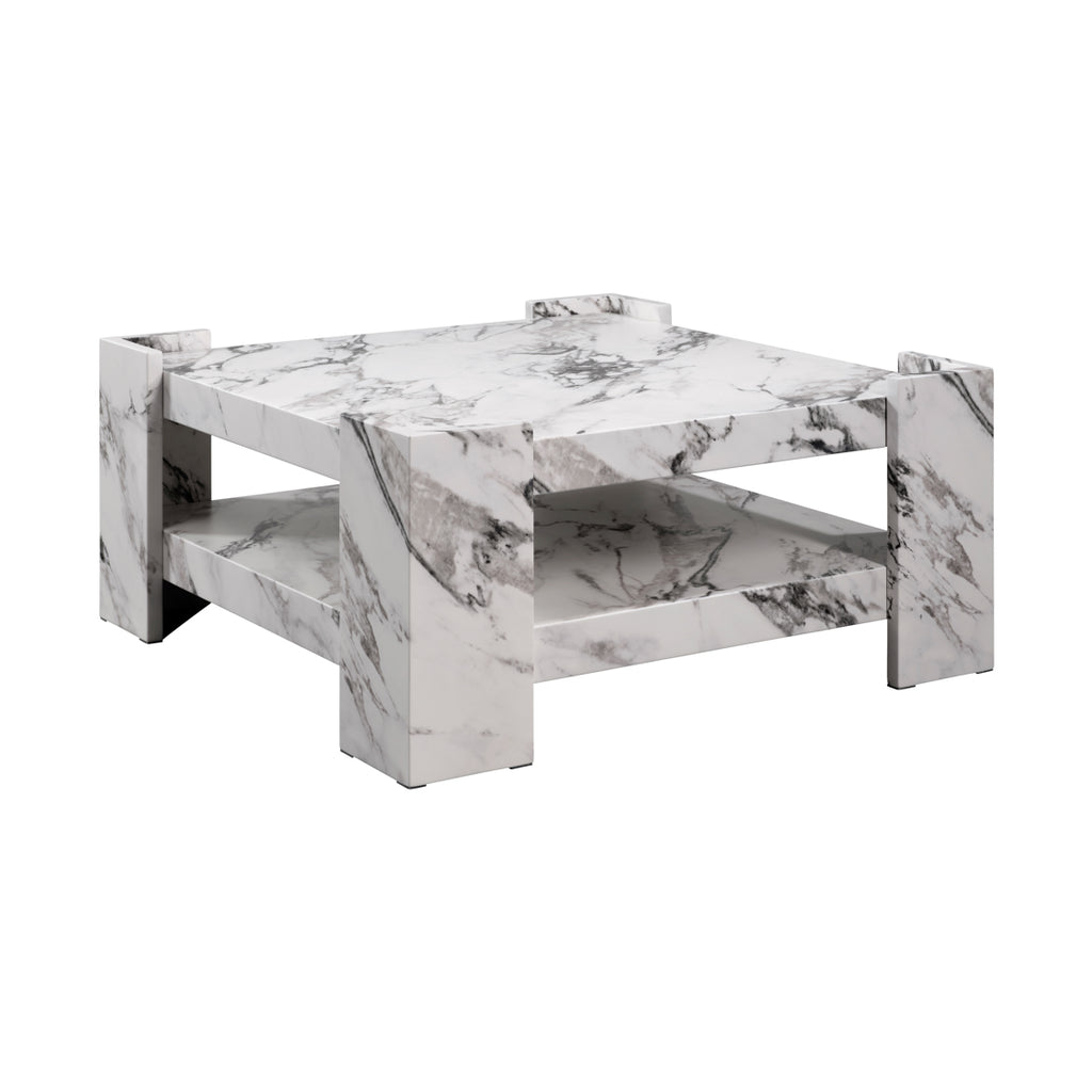 Harlan Coffee Table - Matte Calacatta