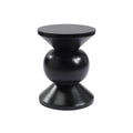Fiero Mango Wood Side Table - Black