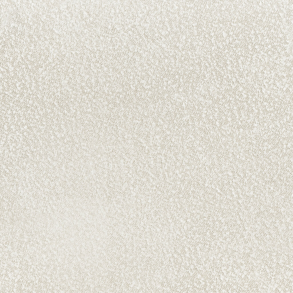 Large Sanderson Pouffe - Ivory Boucle