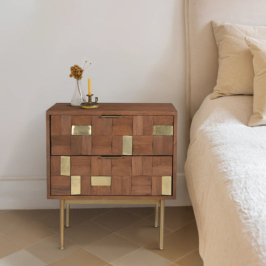 Bayfield Two Drawer Side Table