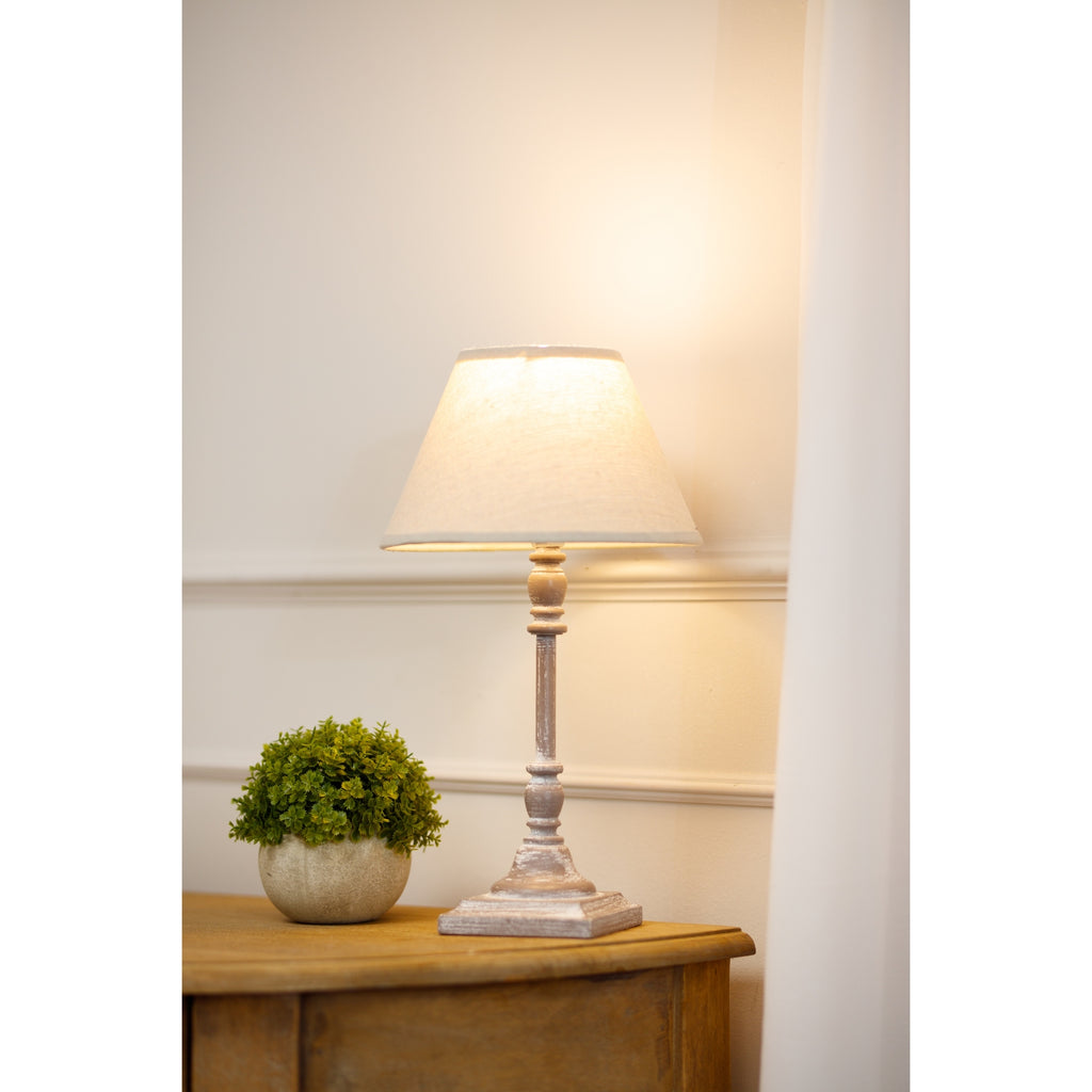 Lucente Table Lamp With Linen Shade