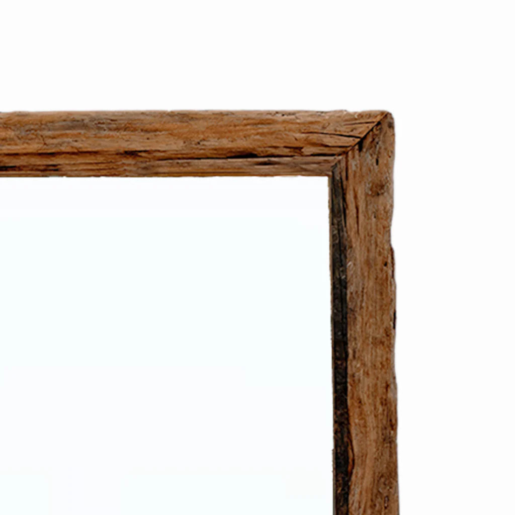 Amber Reclaimed Wood Mirror Frame