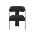 Keaton Velvet Dining Chair - Black
