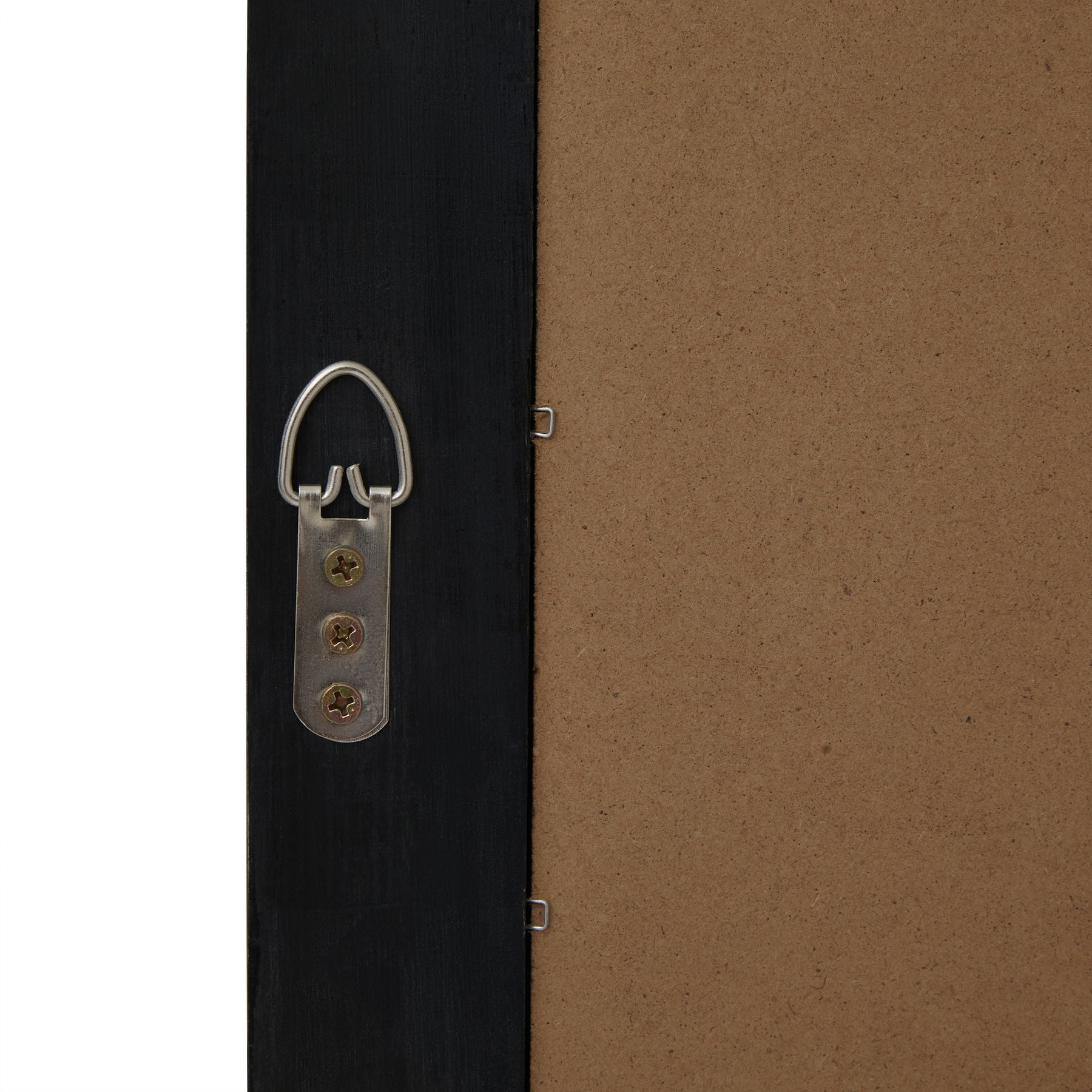 Marlow Black Wood Window Mirror - Extra Large
