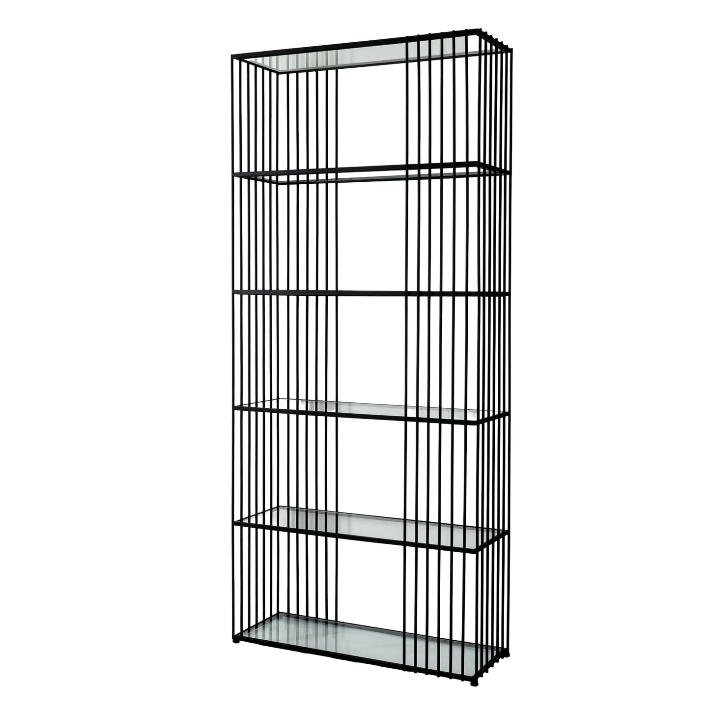 Moran Shelf Unit With Glass Shelves