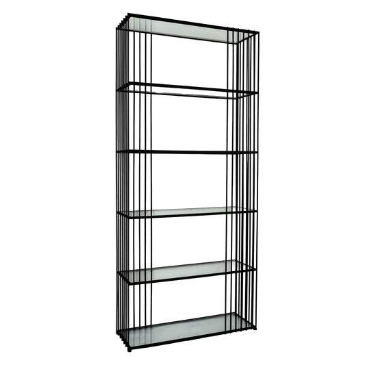 Moran Shelf Unit With Glass Shelves