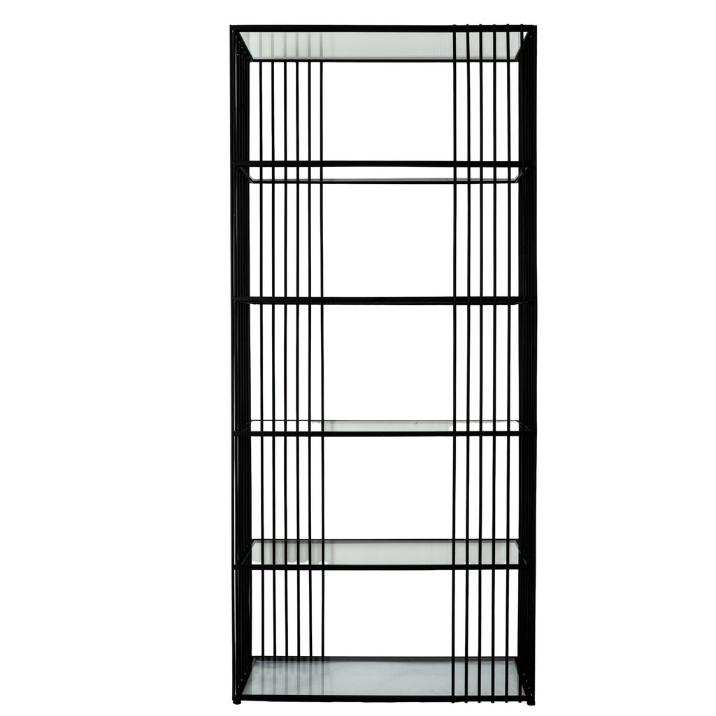 Moran Shelf Unit With Glass Shelves