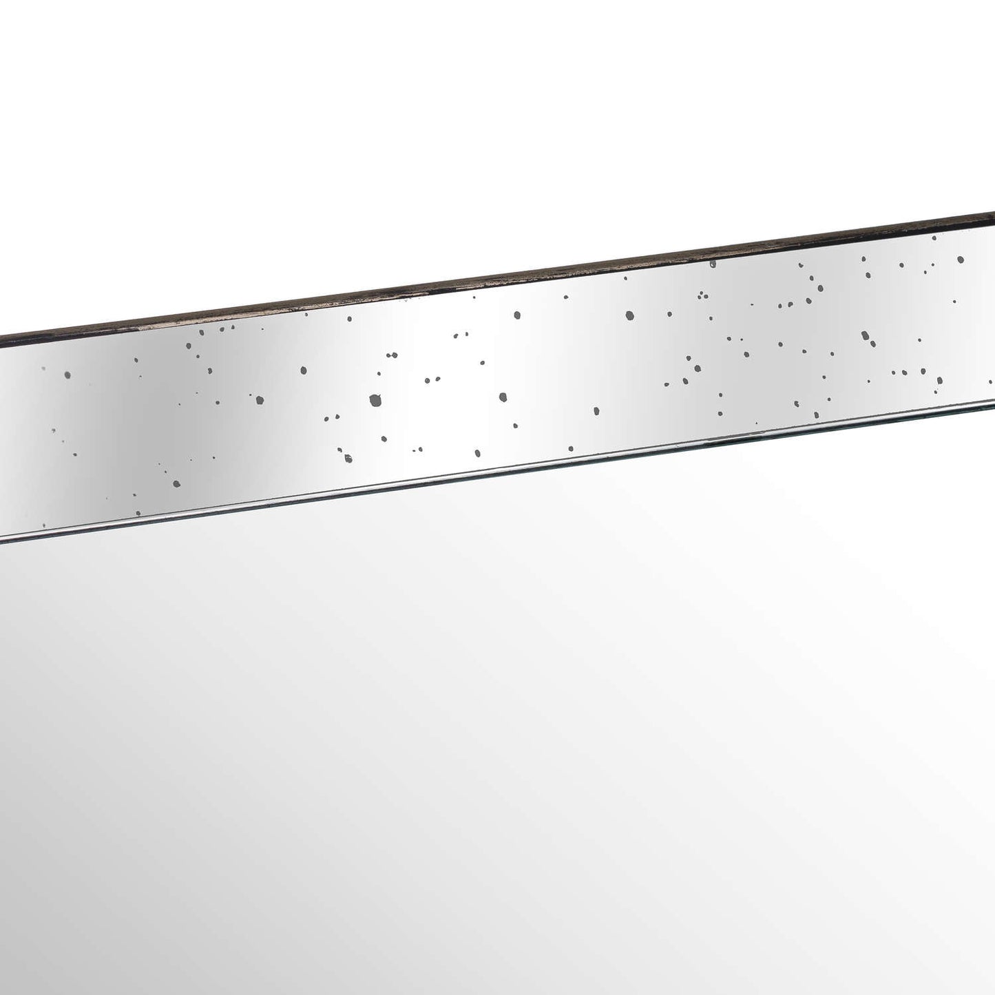 Petra Distressed Rectangular Mirrored Tray - Large