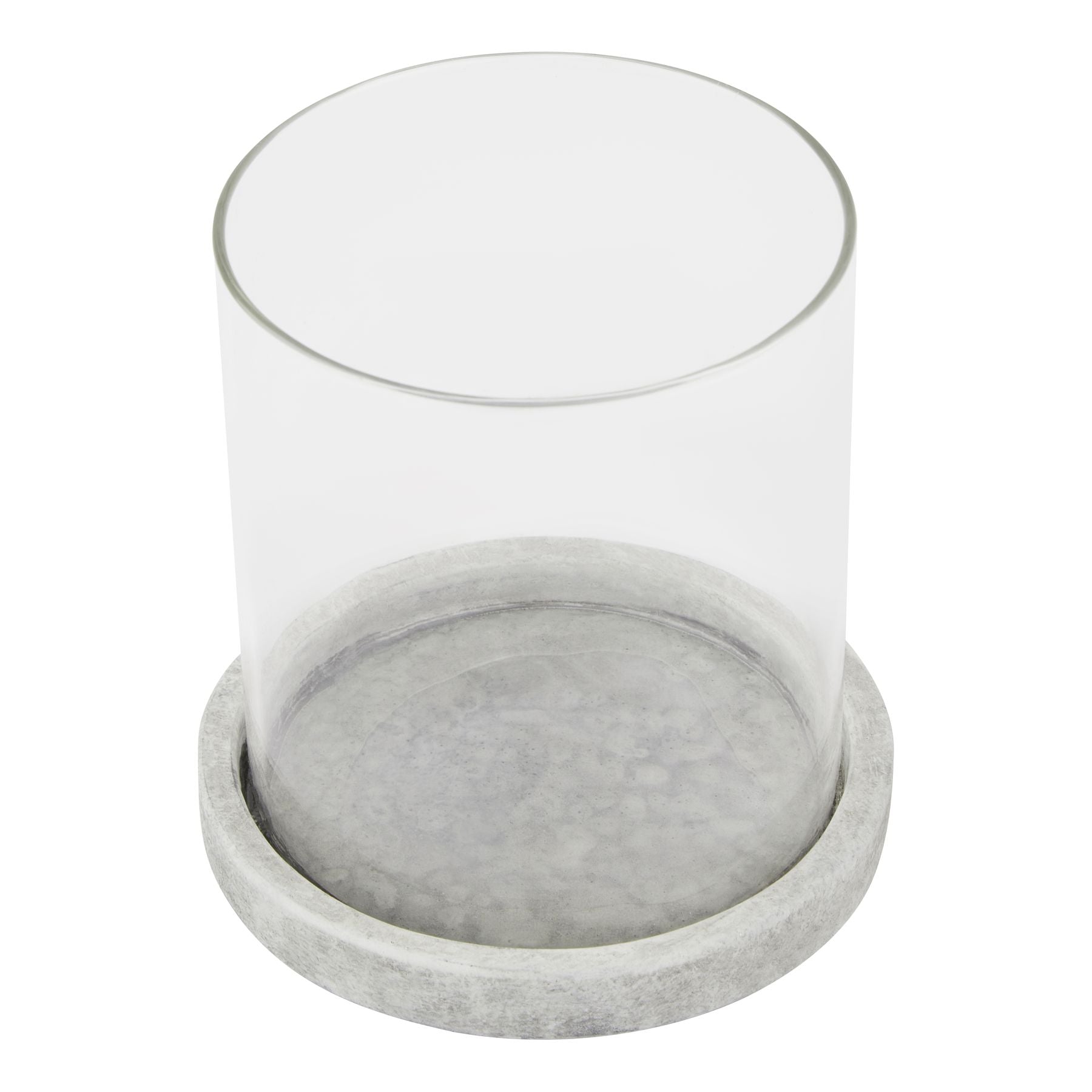 Sable Stone Hurricane Lantern