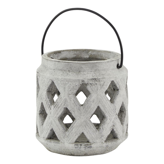 Sable Stone Lattice Lantern