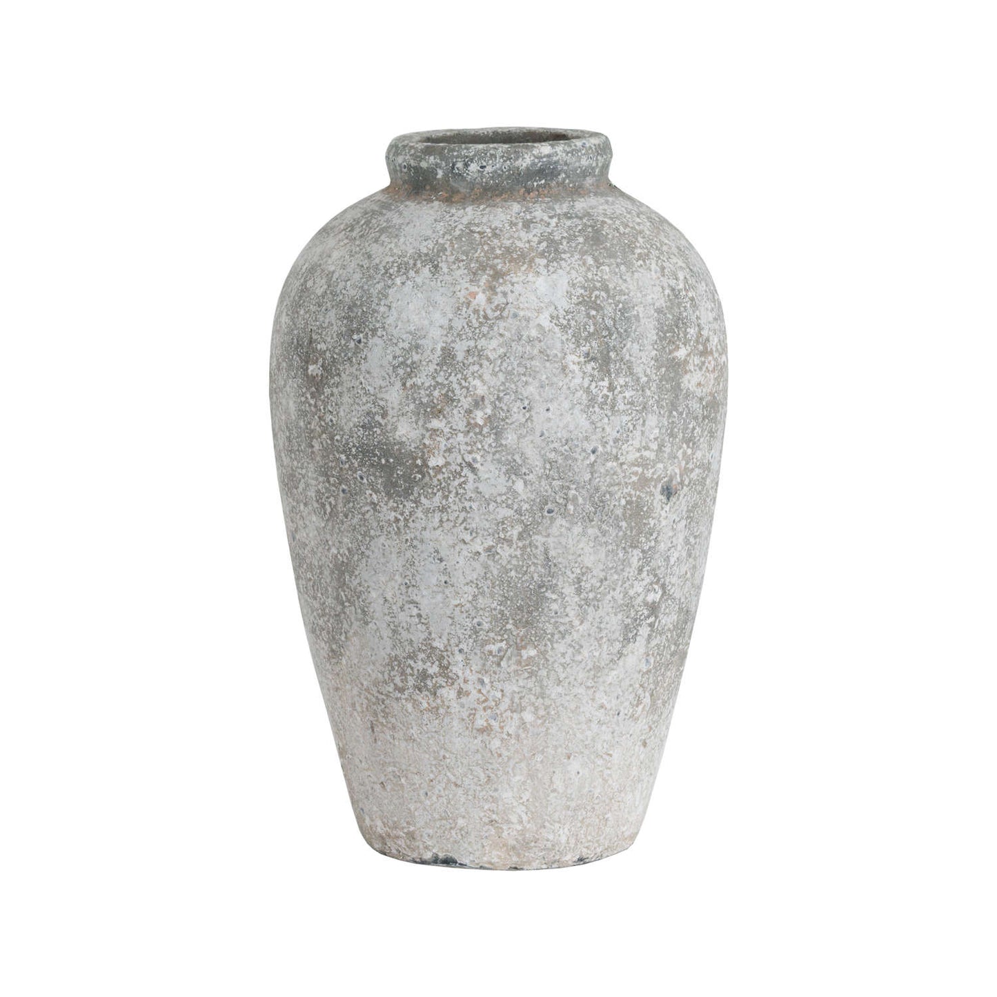 Savara Aged Stone Tall Ceramic Vase