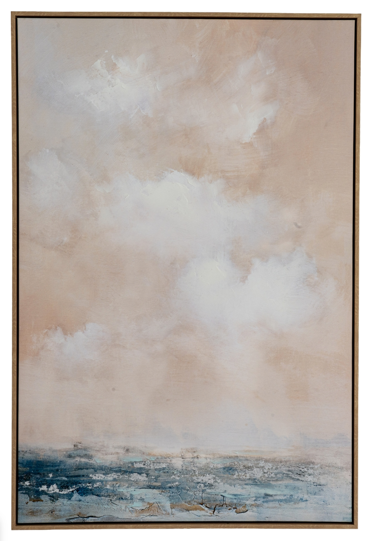 Sutton Hand Painted Canvas In Frame I