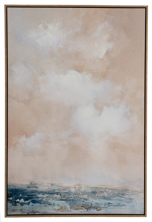 Sutton Hand Painted Canvas In Frame I