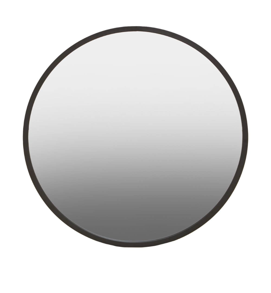 Bali Round Mirror - Matte Black