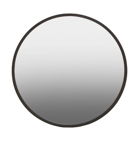 Bali Round Mirror - Matte Black