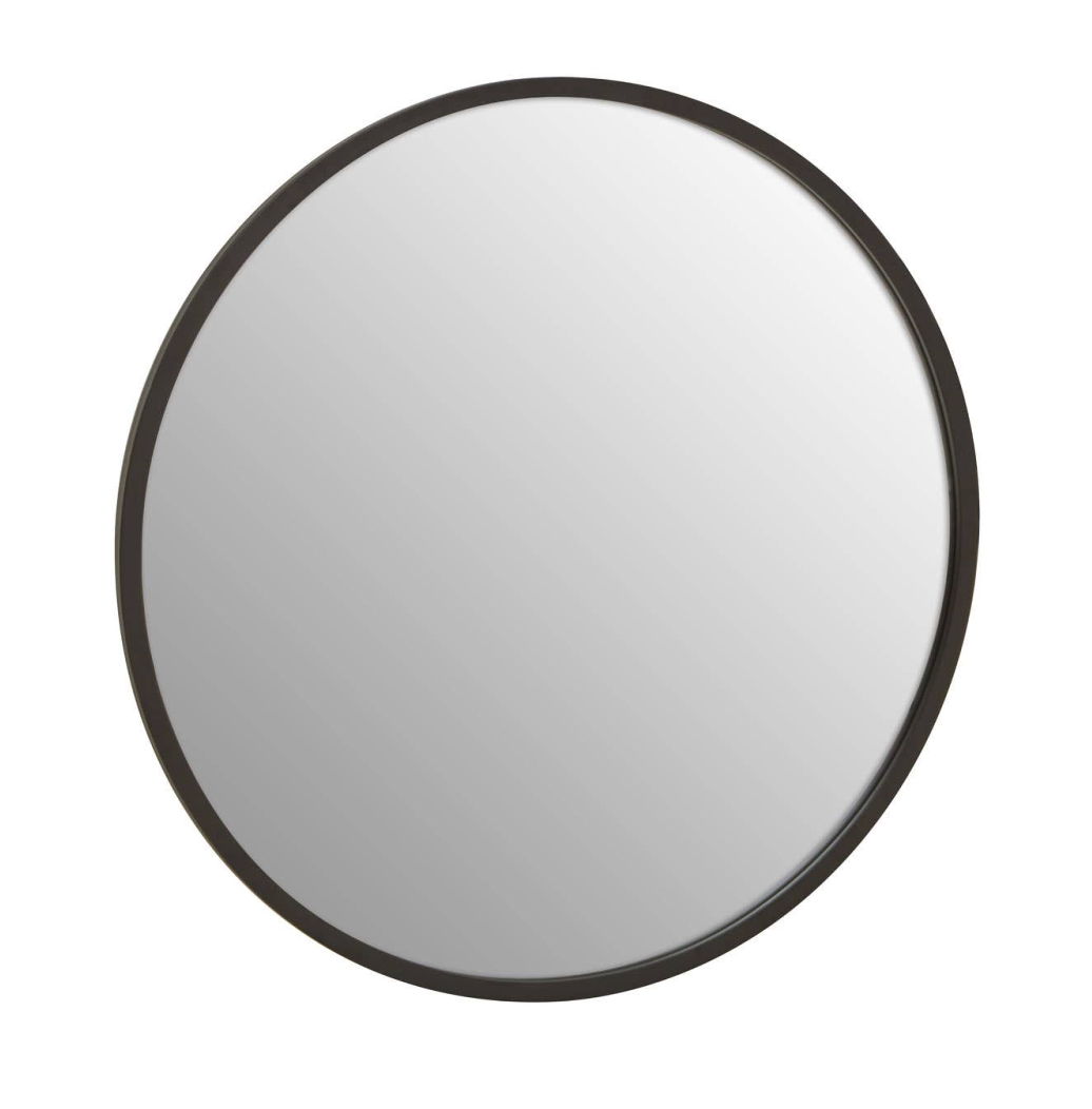 Bali Round Mirror - Matte Black
