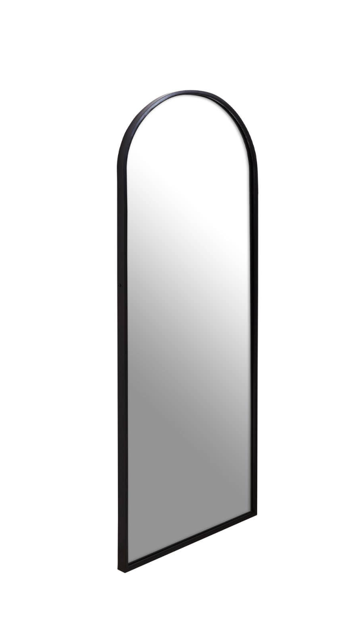 Bali Arch Mirror - Matte Black