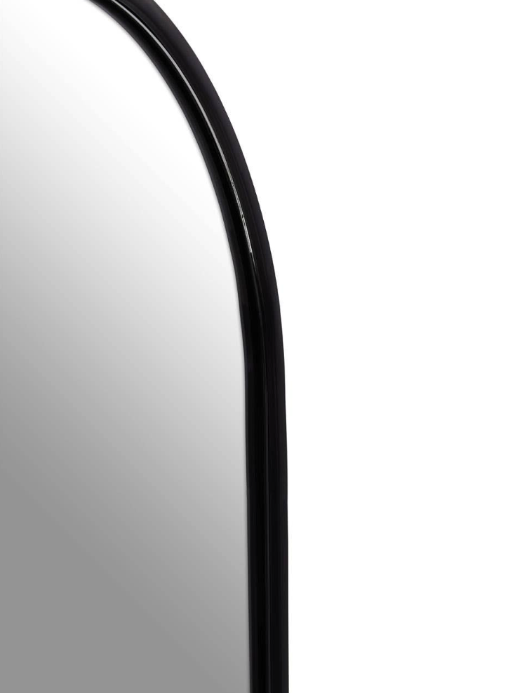 Bali Arch Mirror - Matte Black