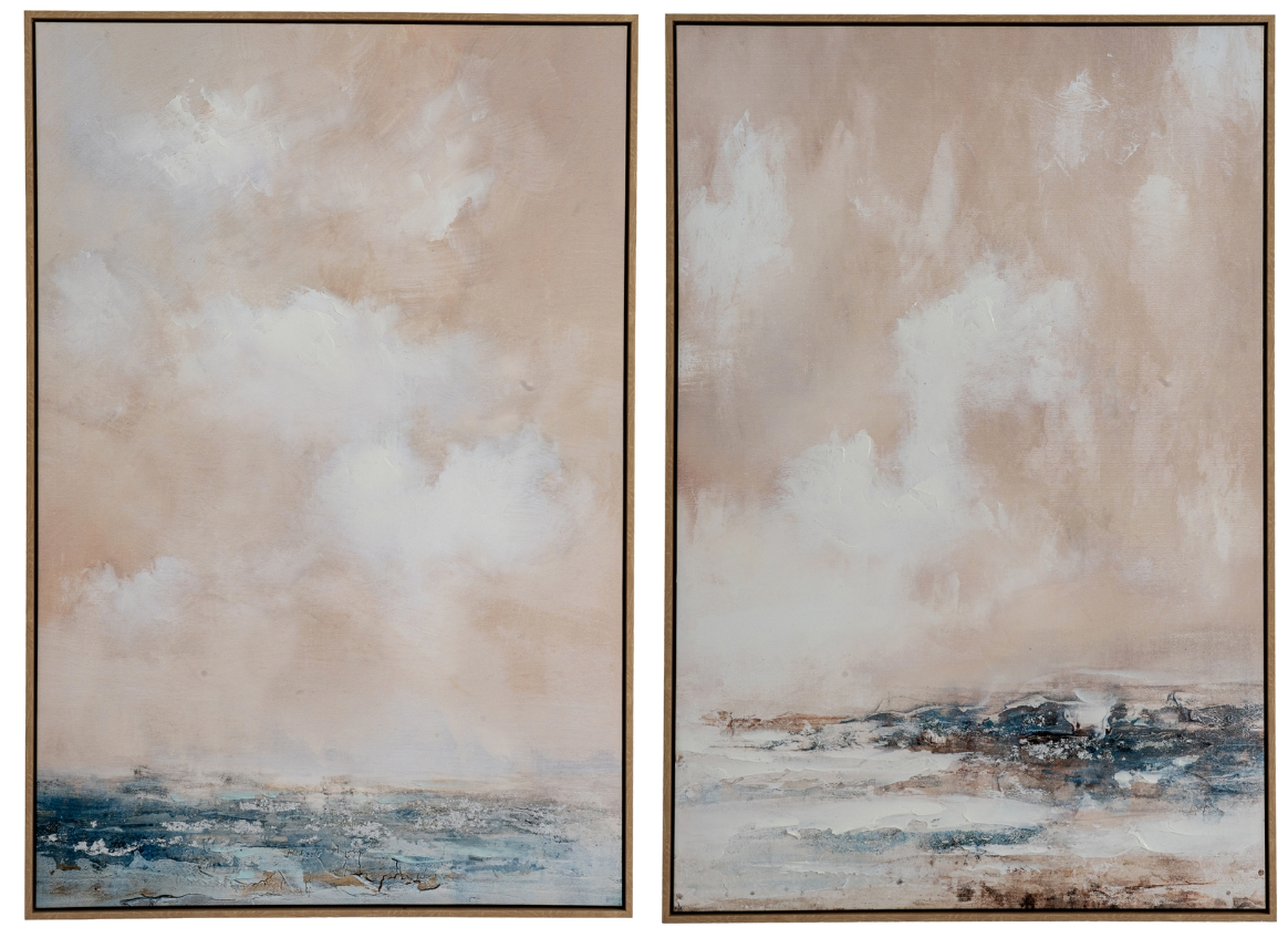 Sutton Hand Painted Canvas In Frame I